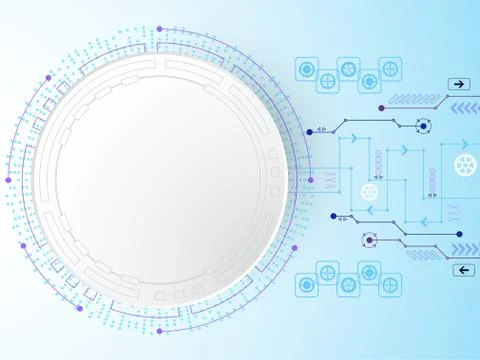 Vector abstract background technology innovation. Stockillustratie