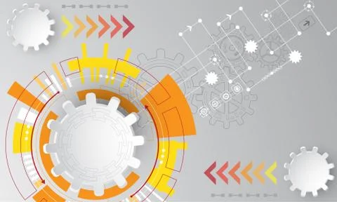 Vector abstract background technology innovation. Stock-Illustration