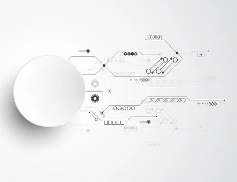 Vector abstract background technology innovation. Illustrazione stock
