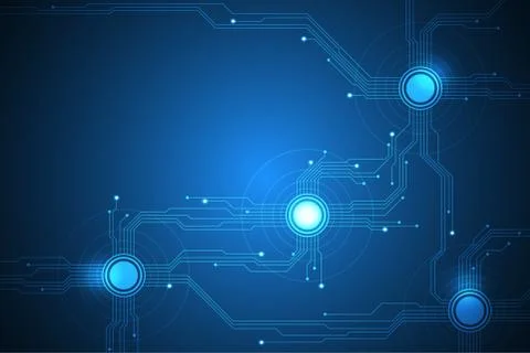 Vector abstract background technology innovation. Stock Illustration