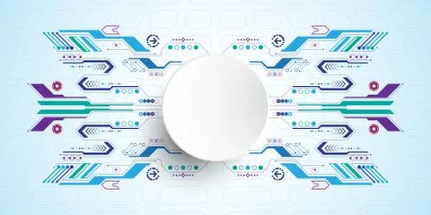 Vector abstract background technology innovation. Stockillustratie