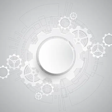 Vector abstract background technology innovation. Stock Illustration