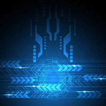 Vector abstract background technology innovation. Stock Illustration