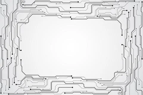 Vector abstract background technology innovation. Stock Illustration