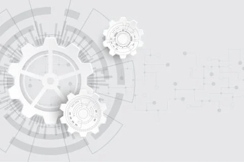 Vector abstract background technology innovation. Stock Illustration