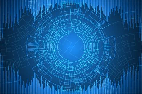 Vector abstract background technology innovation. Stock-Illustration