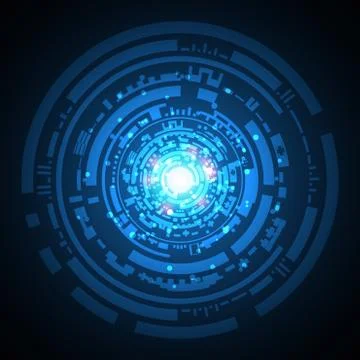 Vector abstract background technology innovation. Stock Illustration