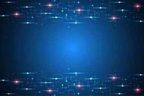 Vector abstract background technology innovation. Stock Illustration