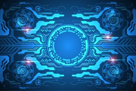 Vector abstract background technology innovation. Stock Illustration
