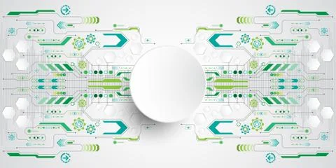 Vector abstract background technology innovation. Stock-Illustration