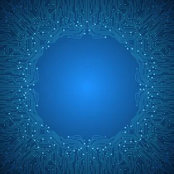 Vector abstract background technology innovation. Stock Illustration