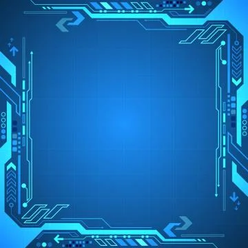 Vector abstract background technology innovation. Stock Illustration