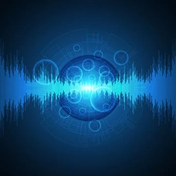 Vector abstract background technology innovation. Stock-Illustration