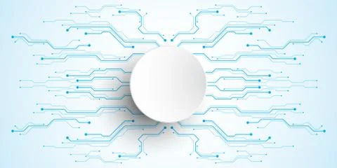 Vector abstract background technology innovation. Stock Illustration