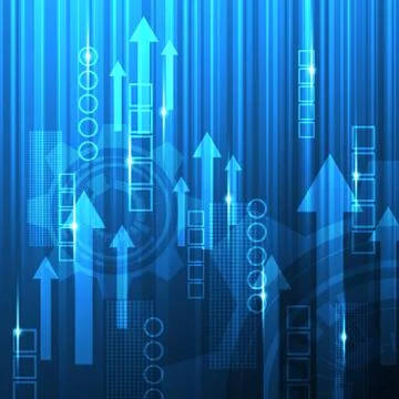 Vector abstract background technology innovation. Ilustração Stock