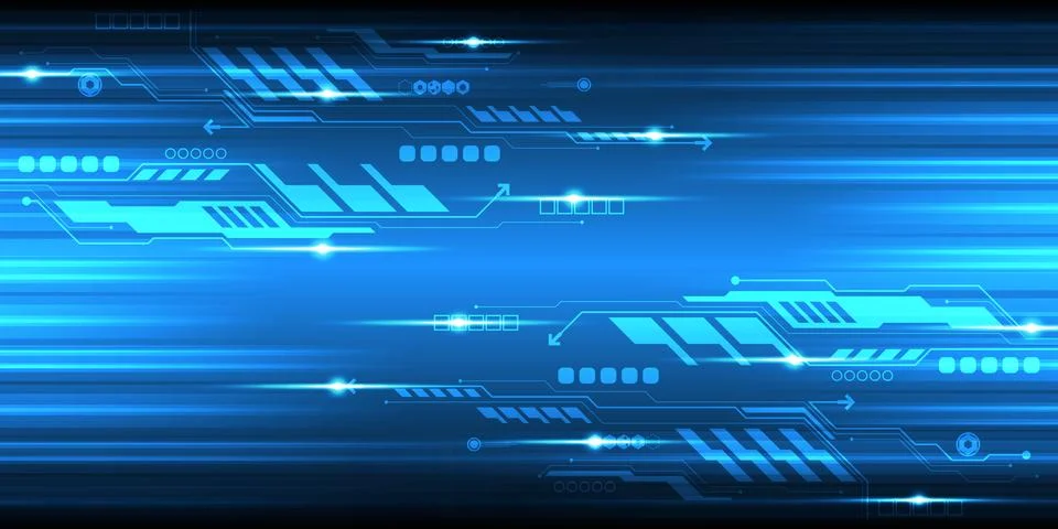 Vector abstract background technology innovation. Stock Illustration