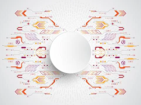 Vector abstract background technology innovation. Stock-Illustration