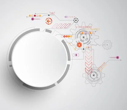 Vector abstract background technology innovation. Stockillustratie