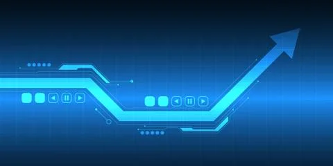 Vector abstract background technology innovation. Ilustração Stock