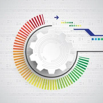 Vector abstract background technology innovation. Stock-Illustration