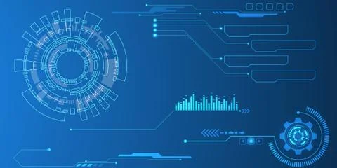 Vector abstract background technology innovation. Stockillustratie