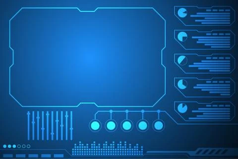 Vector abstract background technology innovation. Stock Illustration