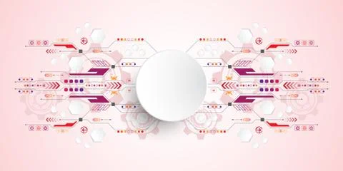 Vector abstract background technology innovation. イラスト素材