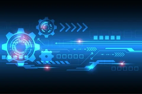 Vector abstract background technology innovation. Stockillustratie