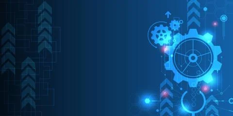 Vector abstract background technology innovation. Stock-Illustration