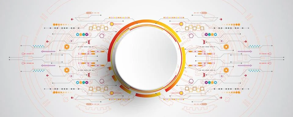 Vector abstract background technology innovation. Stock-Illustration