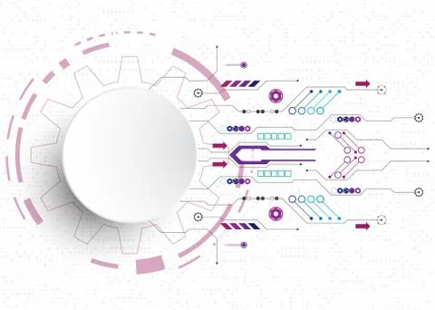 Vector abstract background technology innovation. Stock-Illustration