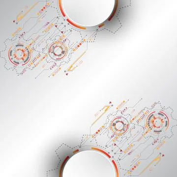 Vector abstract background technology innovation. Ilustração Stock