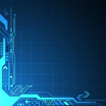 Vector abstract background technology innovation. Stock Illustration