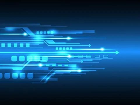 Vector abstract background technology innovation. Illustrazione stock