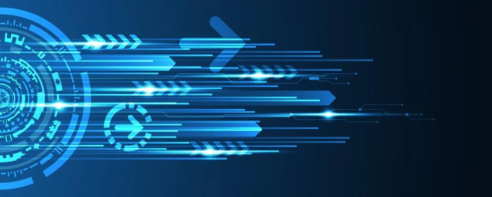 Vector abstract background technology innovation. Stock Illustration