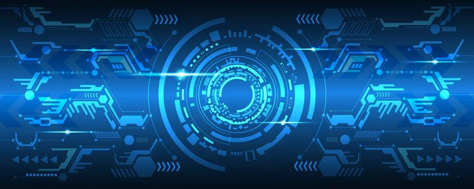 Vector abstract background technology innovation. Stock Illustration