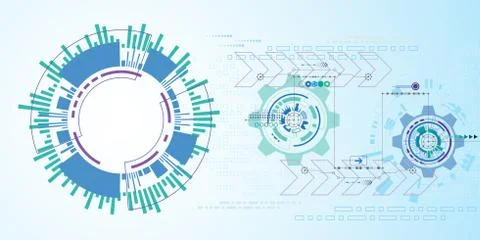 Vector abstract background technology innovation. Stockillustratie