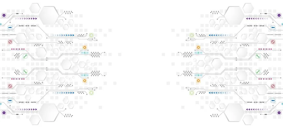 Vector abstract background technology innovation. Stock-Illustration