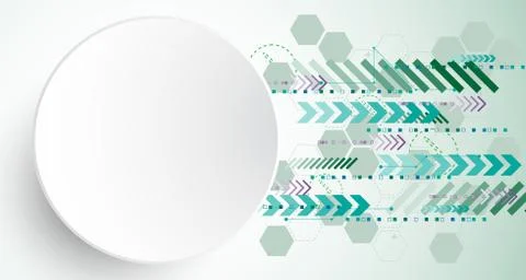 Vector abstract background technology innovation. Stock Illustration