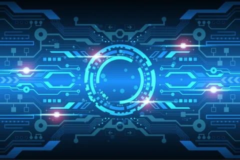 Vector abstract background technology innovation. Stock Illustration