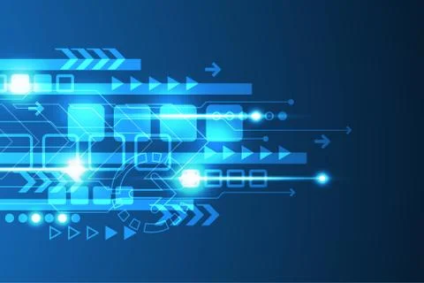 Vector abstract background technology innovation. Stockillustratie