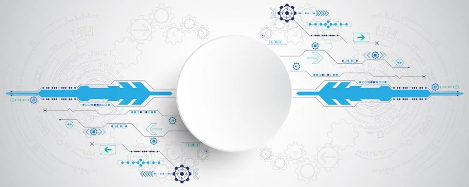 Vector abstract background technology innovation. Stock Illustration