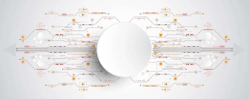 Vector abstract background technology innovation. イラスト素材