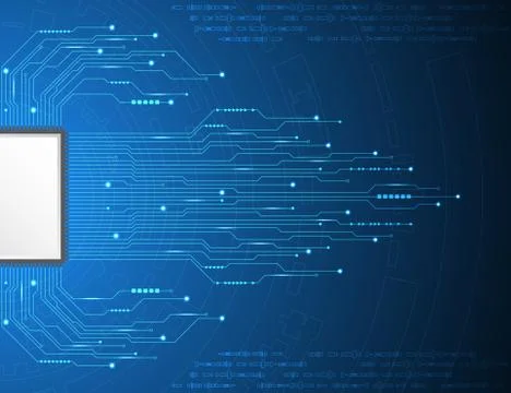 Vector abstract background technology innovation. Stock Illustration