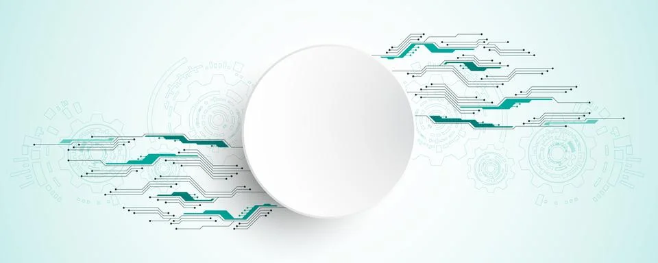 Vector abstract background technology innovation. Stock Illustration
