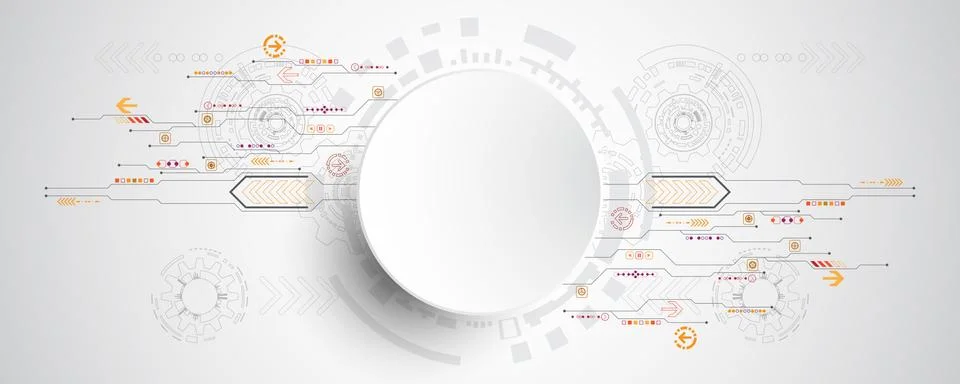 Vector abstract background technology innovation. Stockillustratie