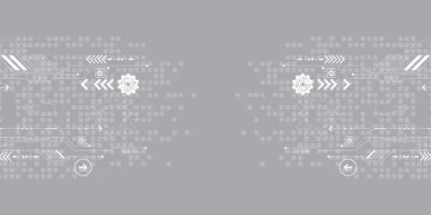 Vector abstract background technology innovation. Stock Illustration