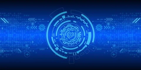 Vector abstract background technology innovation. Stock Illustration