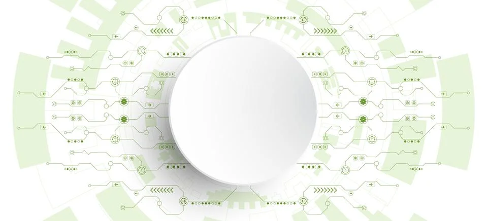 Vector abstract background technology innovation. Illustrazione stock