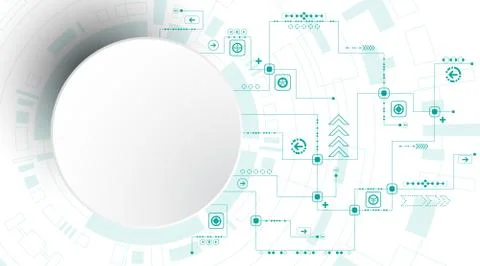 Vector abstract background technology innovation. 스톡 일러스트